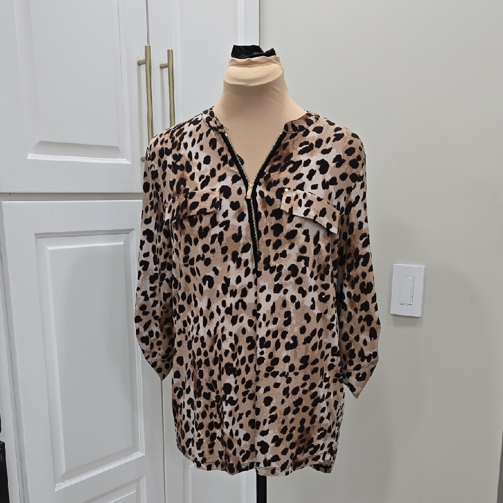 Calvin Klein Animal Print Blouse